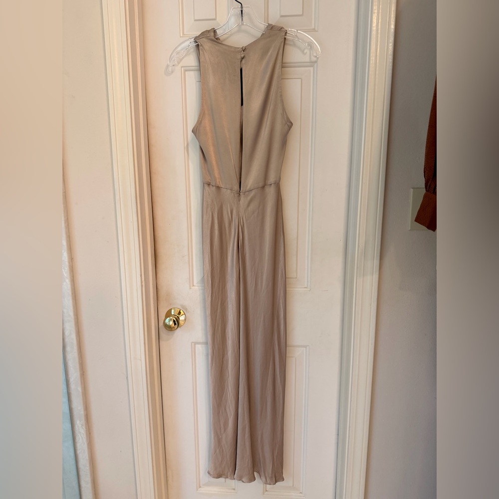 Shona Joy La Lune High Neck Midi Dress – Gold, Cocktail, Evening, Elegant, Sz 4 - Picture 12 of 16